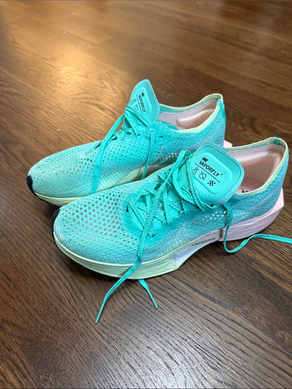 Nike Women's Mint Teal VaporFly Running Shoes